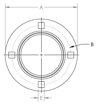 Four Bolt Flange